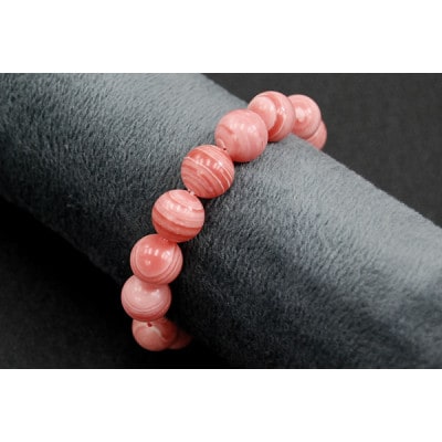 インカローズ/ロードクロサイト「薔薇色の人生」天然石/半貴石 ブレスレット【配送不可地域：沖縄県】