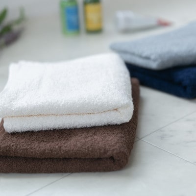 泉州産フェイスタオル4枚セット・4色