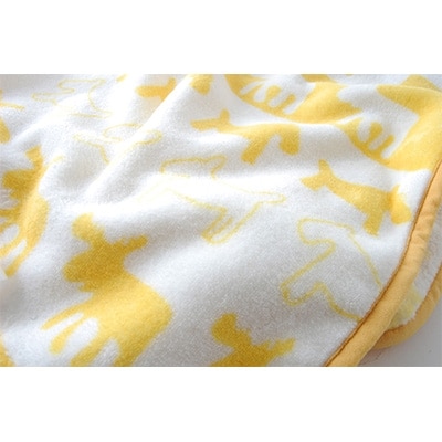 北欧 ベビー毛布　70×100cm(クリーム)