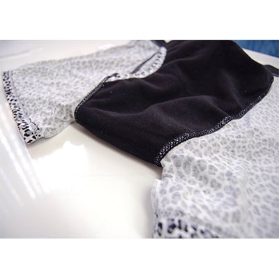 俺のボクサーパンツ ヒョウ・ブラック(LLサイズ) 1枚 軽失禁用 失禁パンツ・尿漏れパンツ