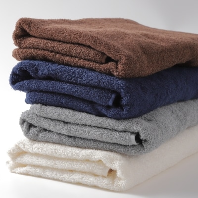 泉州産バスタオル4枚・4色セット