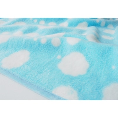 nordic+japan　ベビー毛布 70×100cm ヒツジ・ブルー