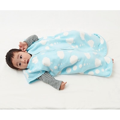 nordic+japan　綿毛布のロングスリーパー  スター・グリーン