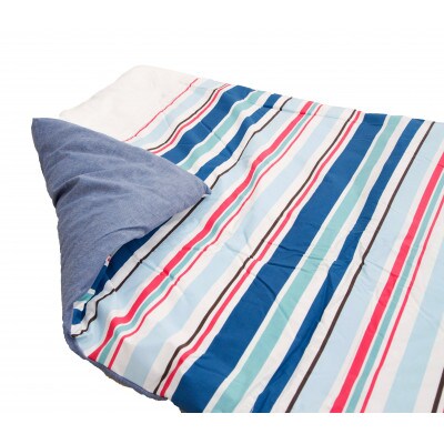 お昼寝布団セット (デニムボーダー)
