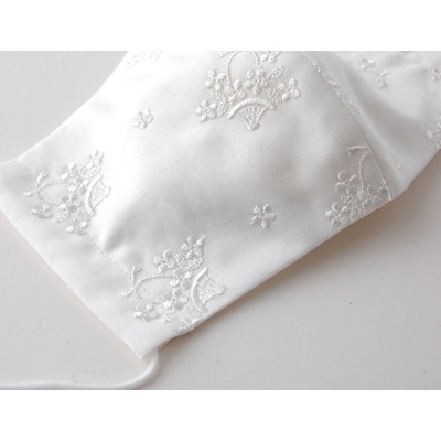 高級レース 立体マスク 大人用 2枚セット (エンブロイダリー+フェリーチェ) 