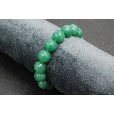 翡翠(ヒスイ)「あらゆる成功と繁栄」天然石/半貴石 ブレスレット【配送不可地域：沖縄県】