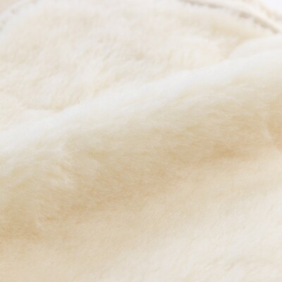 洗えるムートン調ウールシーツ　ムートン調ウール敷き毛布　シングルサイズ　100cm×205cm