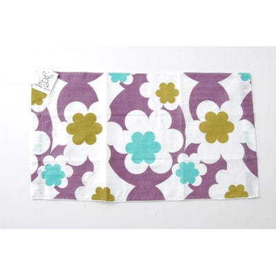 nordic+japan　ガーゼ ふきん 2枚組 (つぼみ・ブラック)