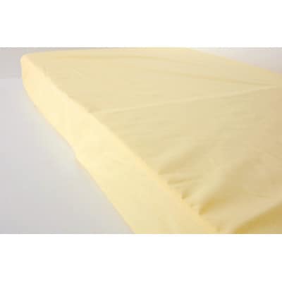 らくらく簡単 ボックスシーツ シングル (クリーム)　