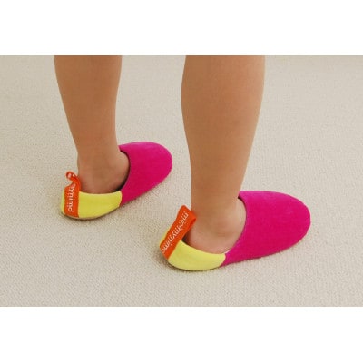 minimynimo  ルームシューズ ベロア キッズ#1 (MA+LE)