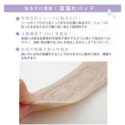ピタガード 30 尿漏れパッド 女性用 吸水シート ベージュ