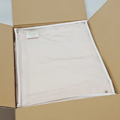 ラムウール毛布(毛羽部分)シングルサイズ　ピンク色