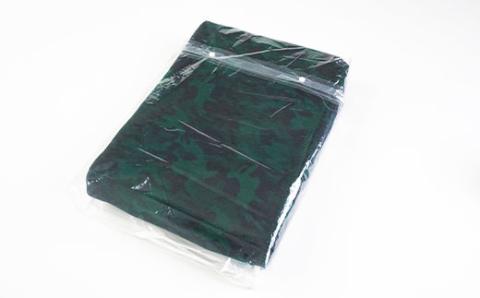 綿毛布(毛羽部分)　迷彩柄