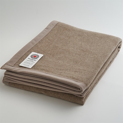 軽量カシミヤ毛布　シングルサイズ　4方ヘム