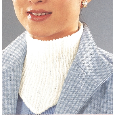 遠赤ネックカバー(縞柄・エンジ)