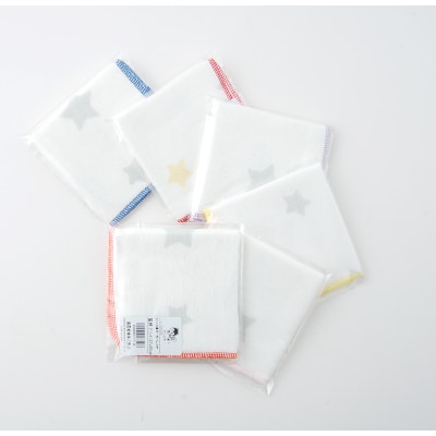 ガーゼハンカチ 色おまかせ 3枚セット