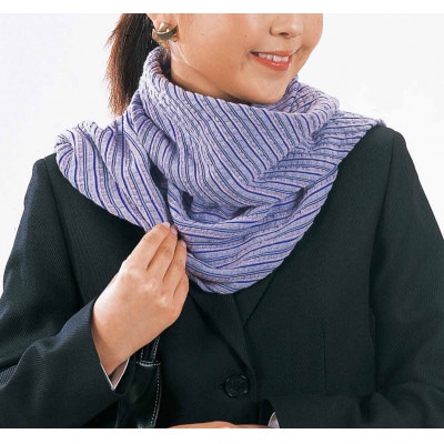 スタイリッシュ マフラー (オレンジ)