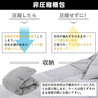 【洗える】北欧調羽毛布団シングルコーラル羽毛掛け布団　羽毛ふとん抗菌防臭防ダニ