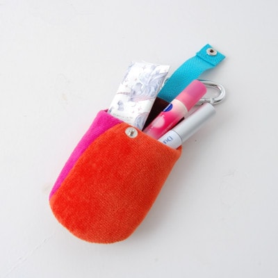 minimynimo カラビナ付き バッグアクセサリー VA+BN