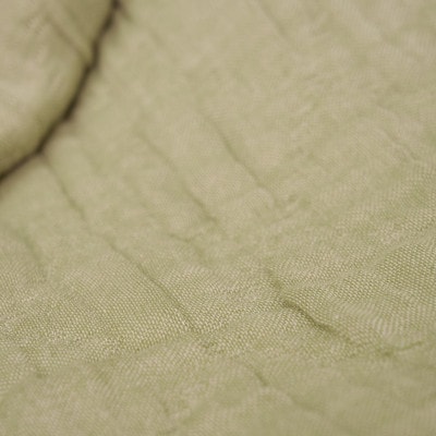 綿100%　5重ガーゼケット　シングルサイズ　キルト風ダイヤ柄　グリーン