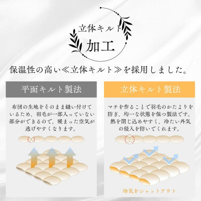 【訳アリ】羽毛布団シングル綿100%超長綿60番手生地2枚SET