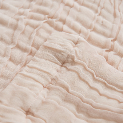 8重ガーゼケット　シフォン　軽量タイプ　綿100%　シングルサイズ　ピンク　日本製