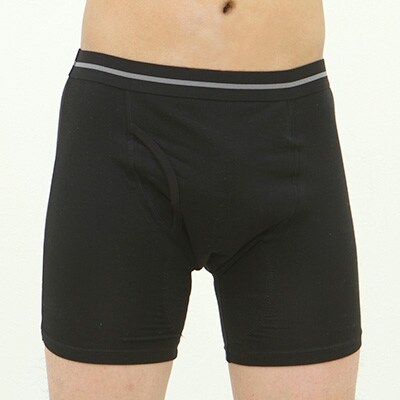 NEWフィフティボクサーパンツ(失禁パンツ・尿漏れパンツ)　ブラック　LLサイズ　1枚