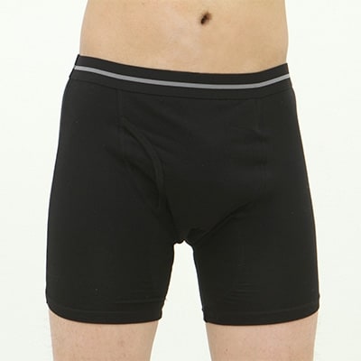 NEWフィフティボクサーパンツ(失禁パンツ・尿漏れパンツ)　ブラック　LLサイズ　3枚組