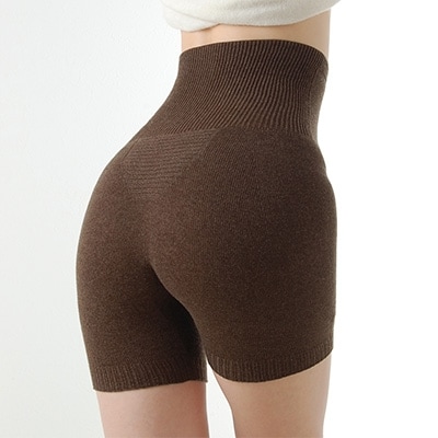 毛糸のパンツ　2枚組 ブラウン(L～LL)