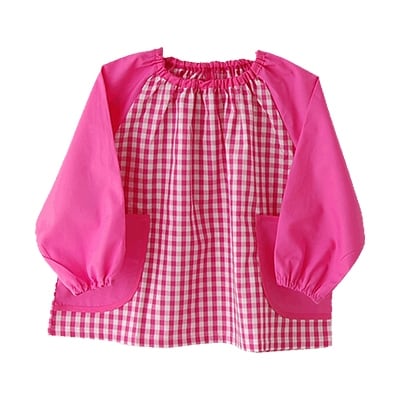 キッズ スモック　もも　120cm