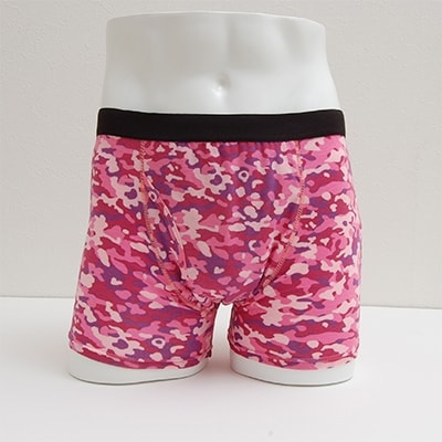 俺のボクサーパンツ 迷彩・ピンク(Lサイズ) 1枚 軽失禁用 失禁パンツ・尿漏れパンツ