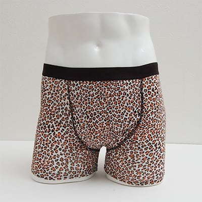 俺のボクサーパンツ ヒョウ・ブラウン(Lサイズ) 1枚 軽失禁用 失禁パンツ・尿漏れパンツ