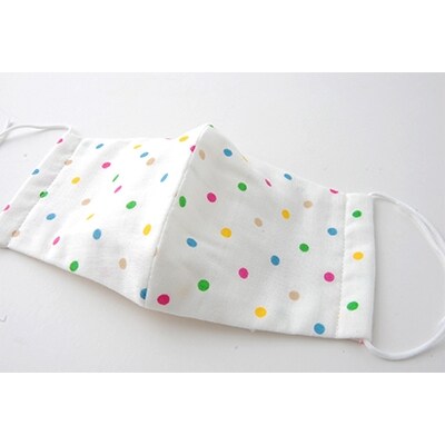 立体マスク 大人用(多色水玉) 2枚セット