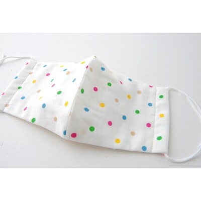 立体マスク 大人用(多色水玉) 3枚セット