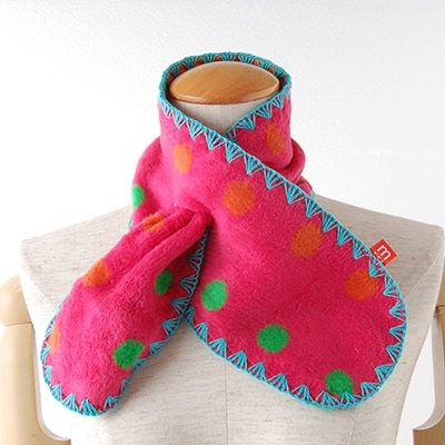 minimynimo　子供マフラー　(ベビマフ・マゼンタ)