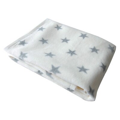 nordic+japan　ベビー毛布 70×100cm スター・グレー