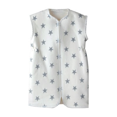 nordic+japan　綿毛布の子供用ロングスリーパー  スター・グレー