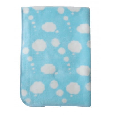 nordic+japan　ベビー毛布 70×100cm ヒツジ・ブルー