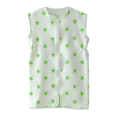 nordic+japan　綿毛布のロングスリーパー  スター・グリーン