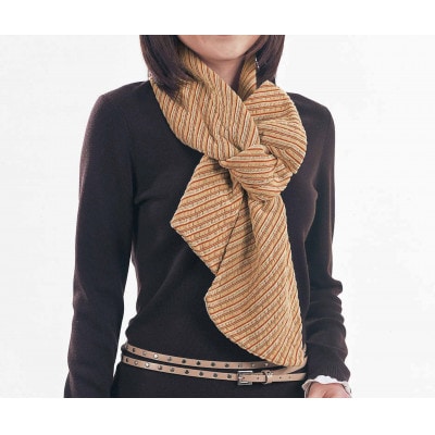 スタイリッシュ マフラー (オレンジ)