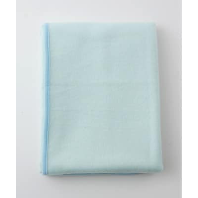 ベビー毛布(アクリル)80×100cm　ブルー