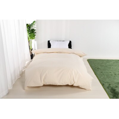 【超長綿100%】羽毛掛け布団セミダブル二枚合わせ超長綿生地使用オールシーズンダウン93%防臭