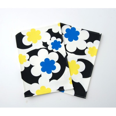 nordic+japan ランチョンマット 2枚組 (モダニズム・ブラック)