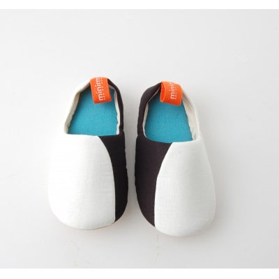 minimynimo ルームシューズ リネン キッズ#8 (VA+BN)
