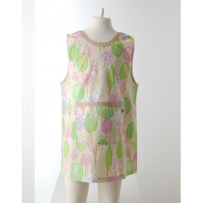 nordic+japan 子どもエプロン  (キッチン・森と泉) ※ブロード素材