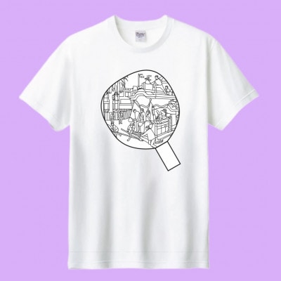 あうわぬりえ(だんじりうちわ柄、白、110cm)