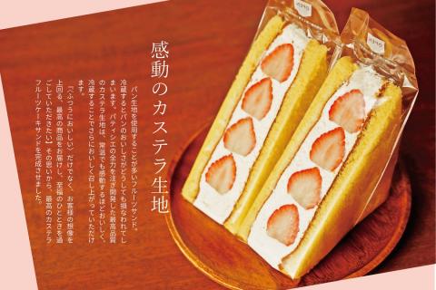 カステラフルーツケーキサンド（いちご）２個セット【冷凍発送】（029_5001）