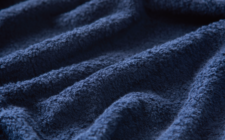 Wellis【極上の肌心地】ウォッシュタオル4枚 ネイビー（009_5126）