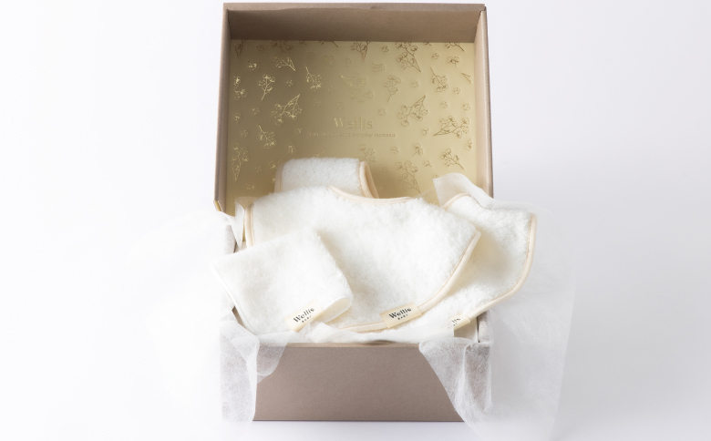 Wellis BABY【大切なお子様を優しく包む】 ギフトセット Entry Box（009_5209）