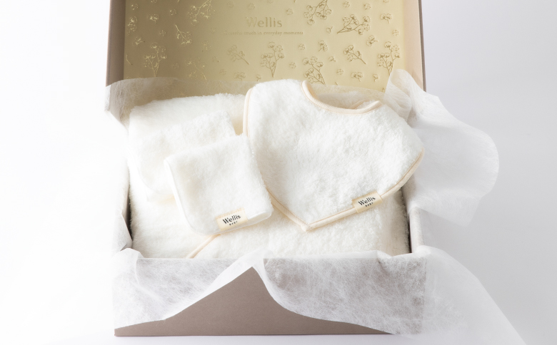 Wellis BABY【大切なお子様を優しく包む】 ギフトセットNewborn Box（009_5212）